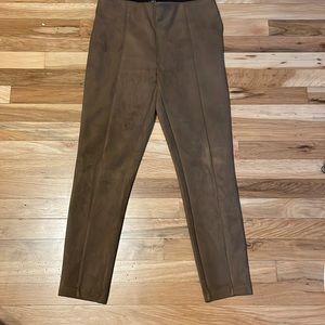 Loft faux suede leggings